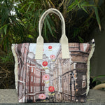 Urban Bloom Scape Beach / Tote Bag