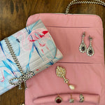 Blushing Flamingos Jewellery Pouch