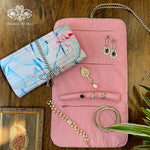 Blushing Flamingos Jewellery Pouch