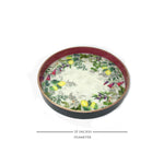 Lemon Enamel Round Tray
