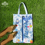 Radiant Garden On Ink Shoe Bag