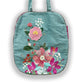 Whispering Bloom Oval Tote Bag