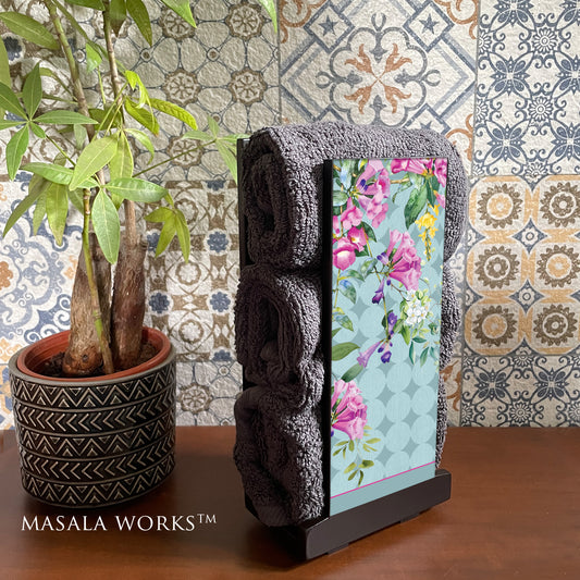 Retro Blooms Cloth Napkin Stand
