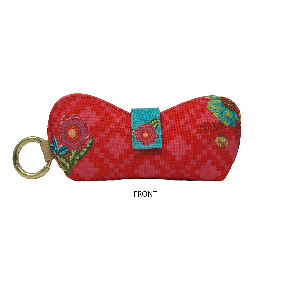 Fuchsia Bloom Spectacle Case With Ring