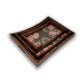 Vintage Mocha Floral Tray Set
