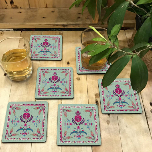 Suzani Boota Coasters