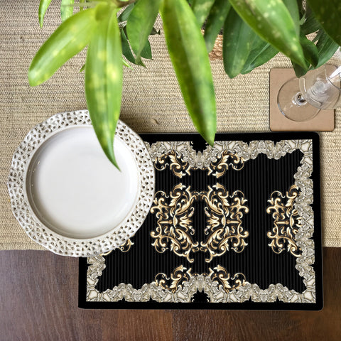 Ebon Baroque Tablemat