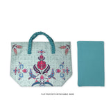 Suzani Boota Roll down Bag/Basket