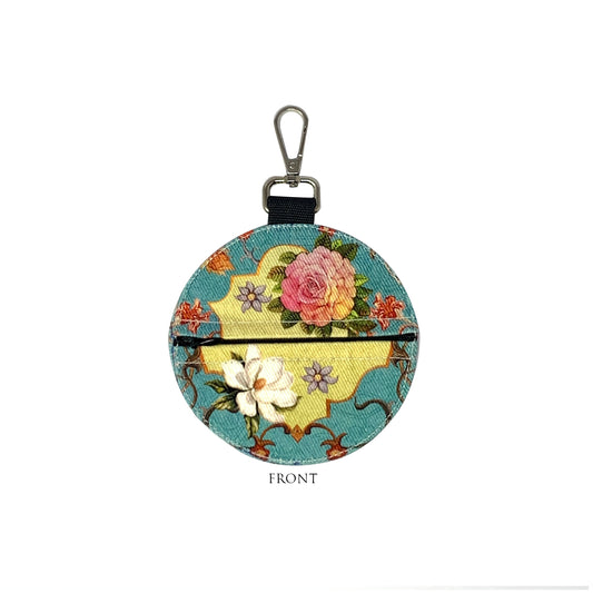 Floral Grunge Earphone pouch