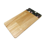 Midnight Blooms Wooden Platter