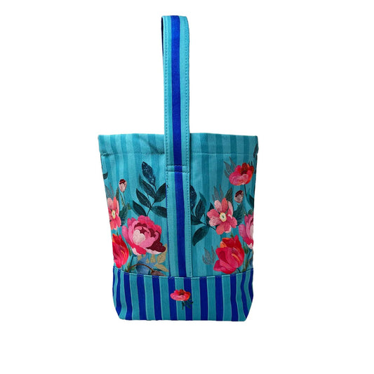 Stripes & Petal Mini Lunch Bag