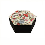 Ikat Chintz Hexagon Box