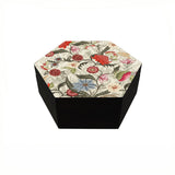 Ikat Chintz Hexagon Box