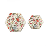 Ikat Chintz Hexagon Box