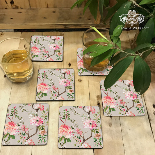 Peonys in Bloom Coasters