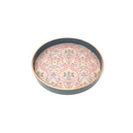 Delicate Jaal Enamel Round Tray
