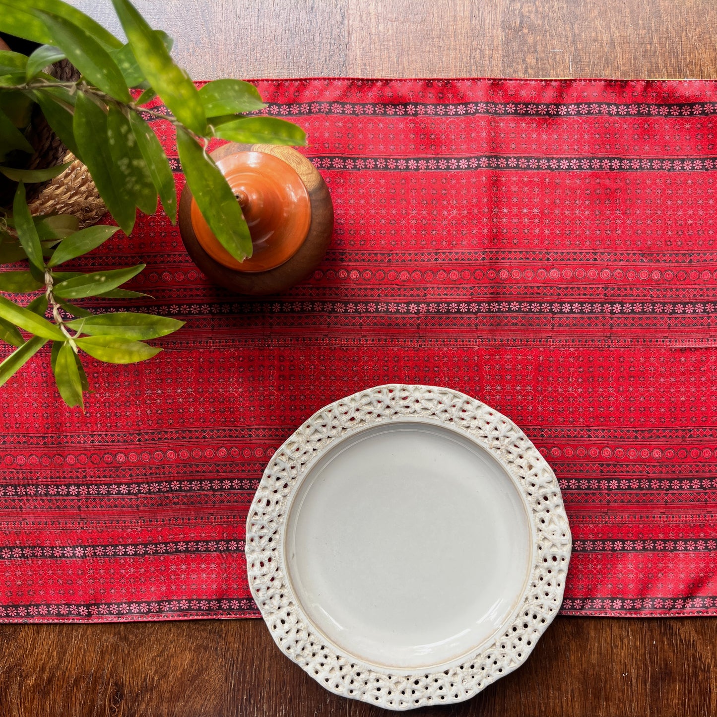 Chintz Garden  Reversible Table Runner