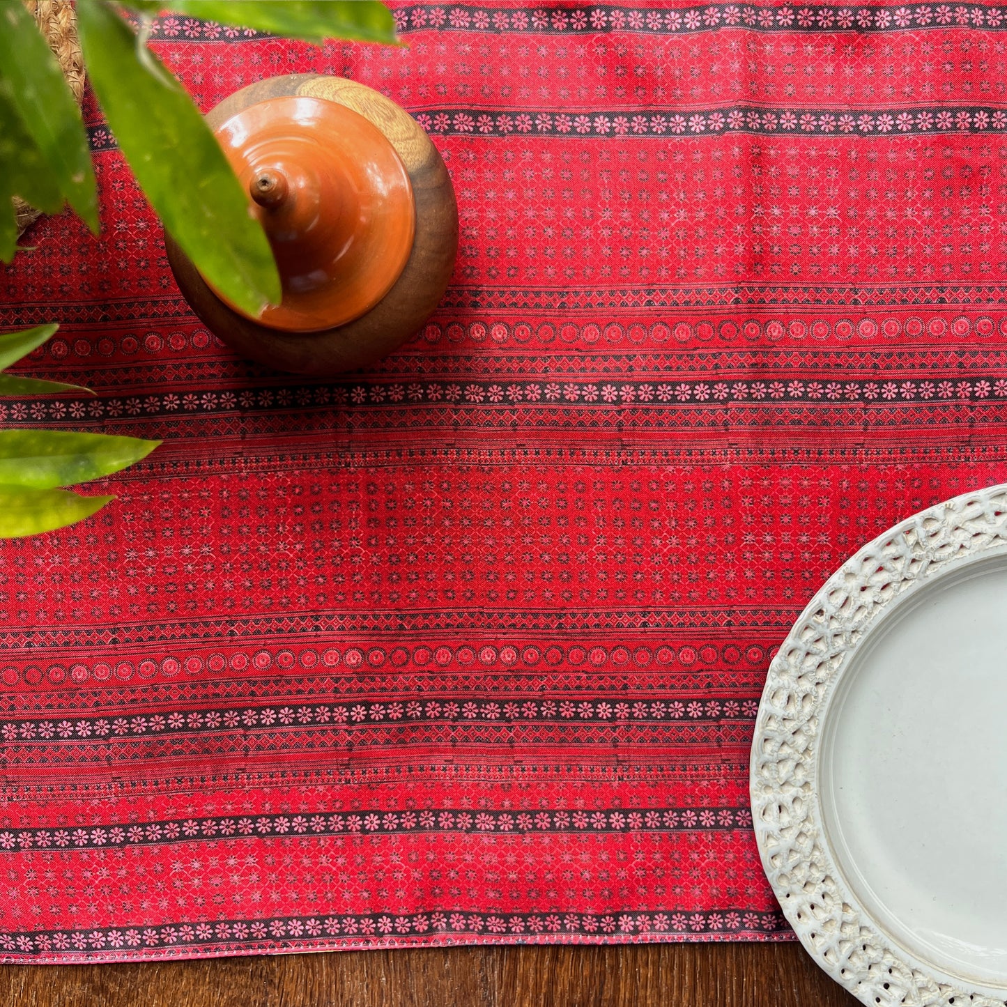 Chintz Garden  Reversible Table Runner