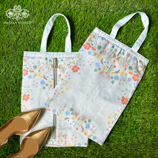 Pale Blossom Shoe Bag