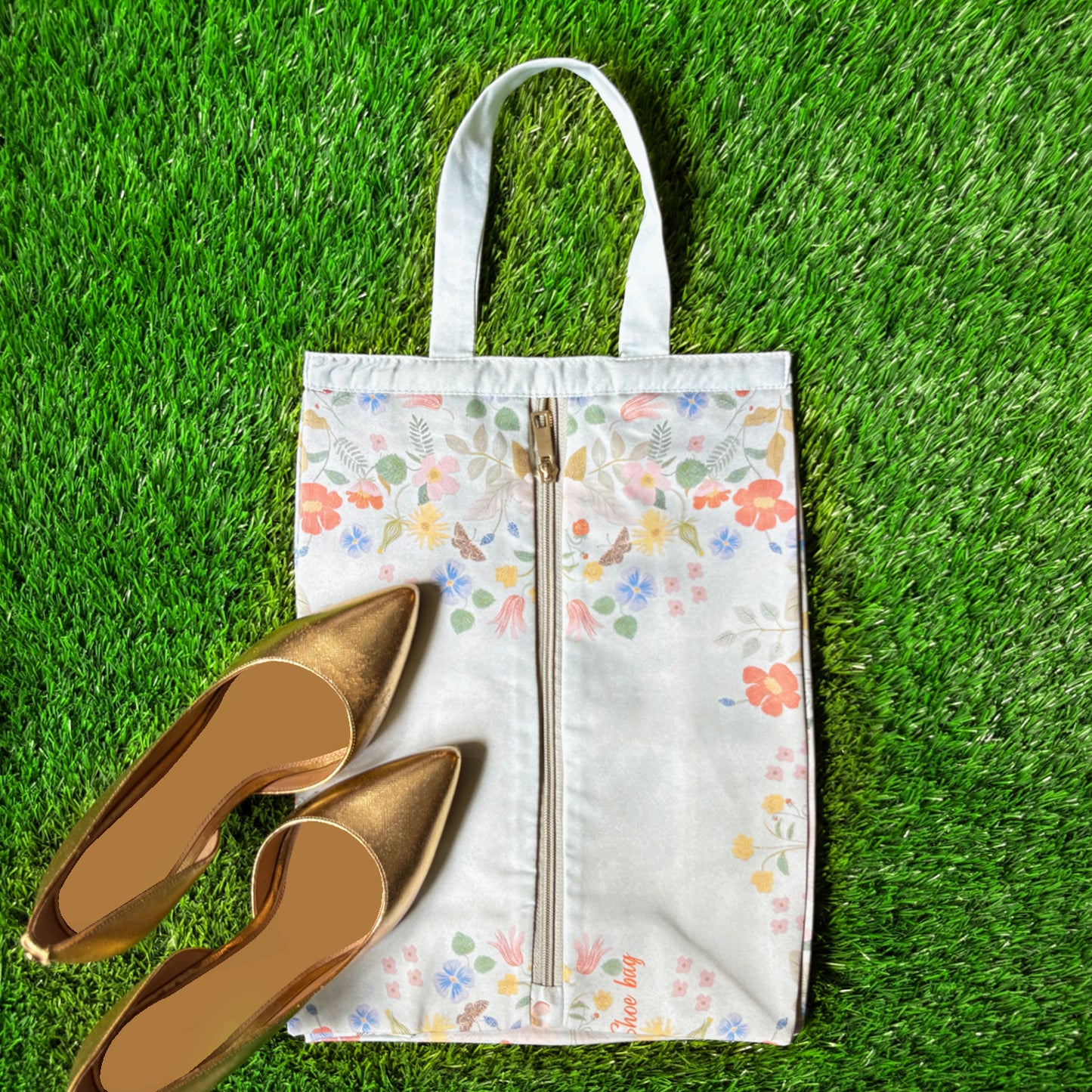 Pale Blossom Shoe Bag