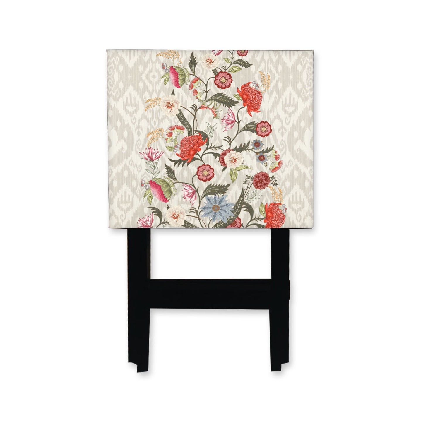 Ikat Chintz Folding Table