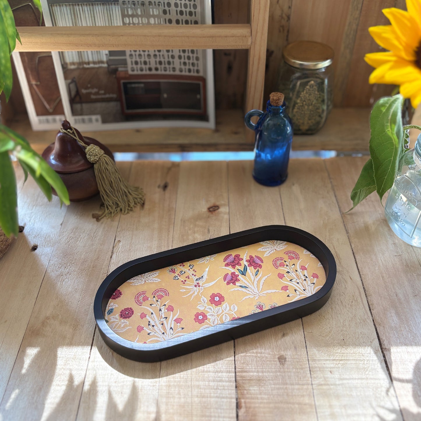 Chintz Garden Oval Small Tray Deal