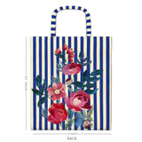 Stripes And Petal Shoe Bag