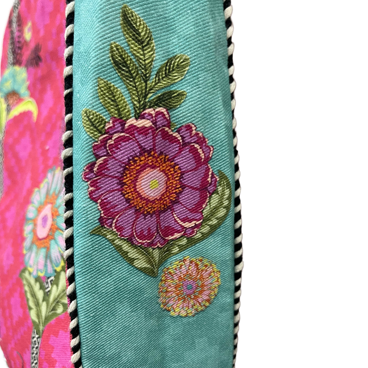 Fuchsia Blossom Oval Tote Bag