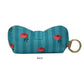 Striped Flower Spectacle Case With Ring