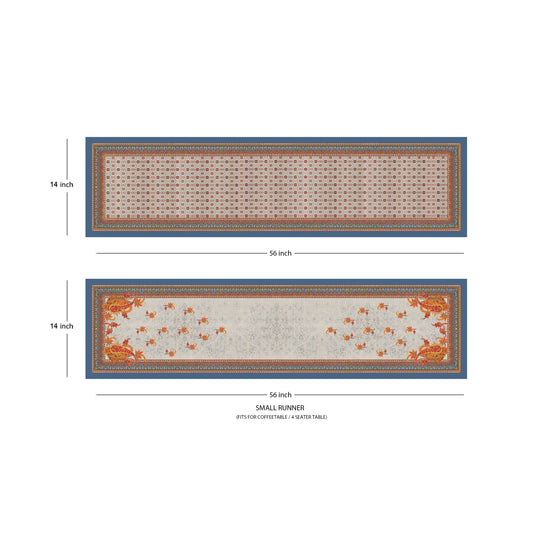 Red kilim Reversible Table Runner