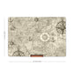 Nautical Map Laptop Stand