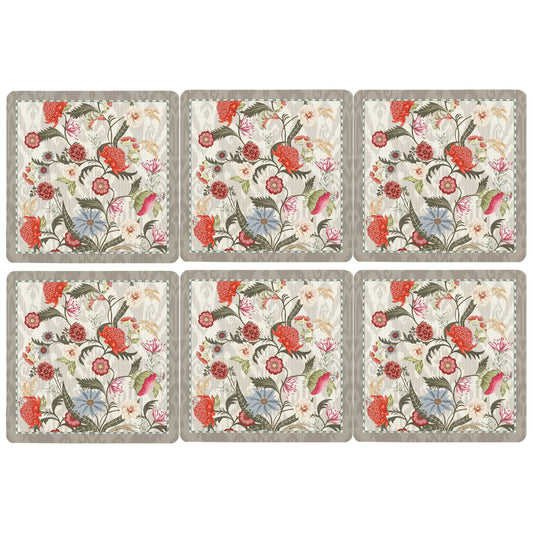 Ikat Chintz Coasters