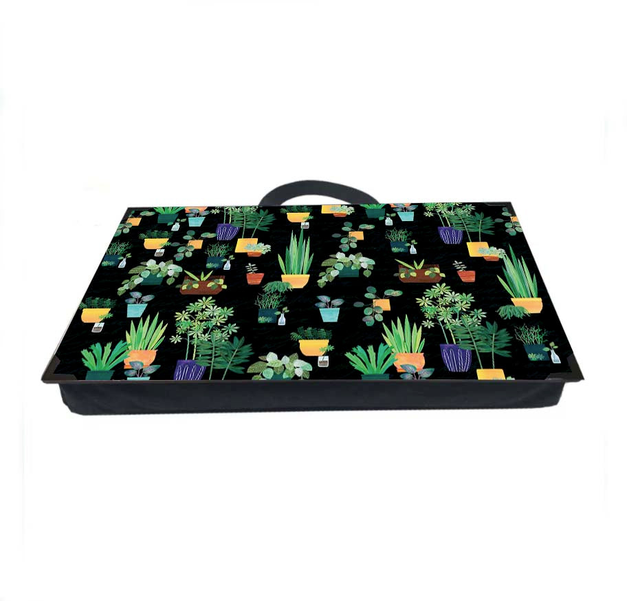 Midnight Botanical Lap Tray