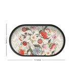 Ikat Chintz Oval Medium Tray