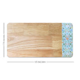 Pale Blossom Wooden Platter