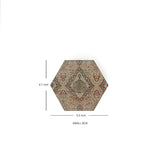 Classic Persian Kilim Hexagon Box