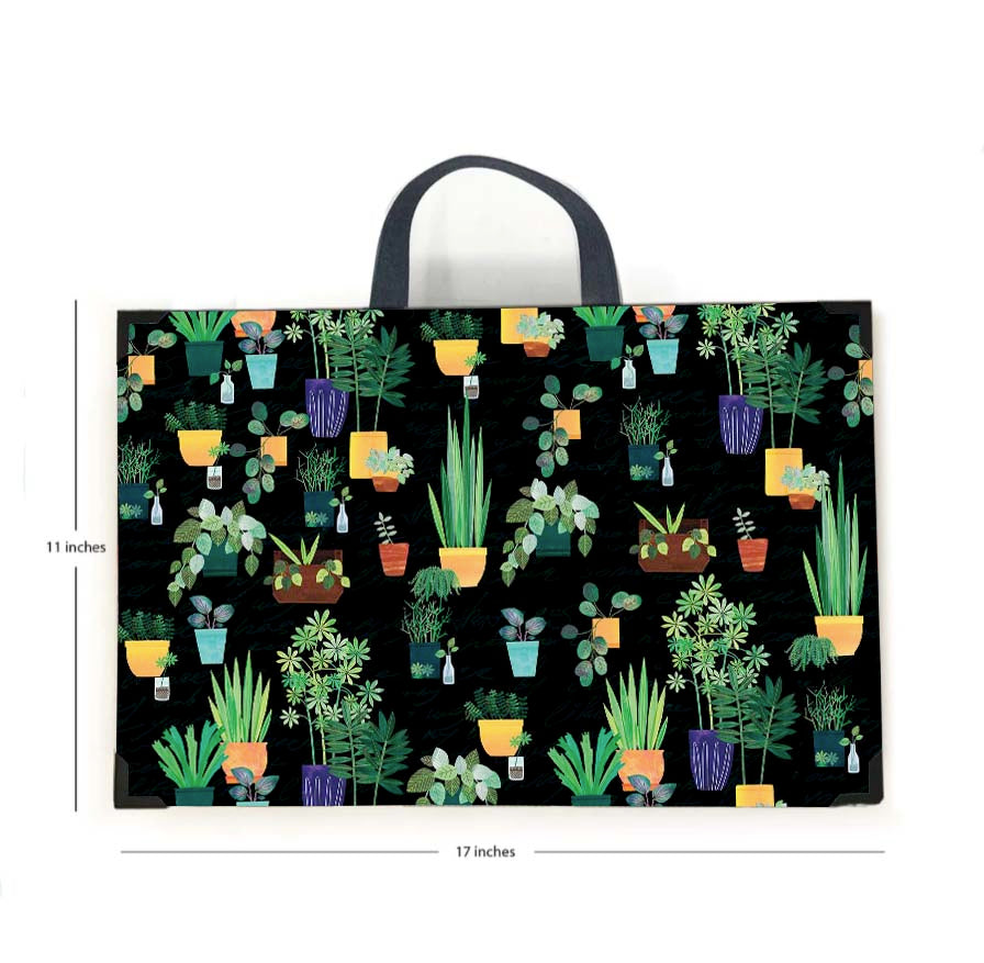 Midnight Botanical Lap Tray