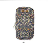 Classic Ikat Print Electronics Pouch