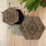 Classic Persian Kilim Hexagon Box