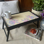 Aster Blooms Folding Bed Tray