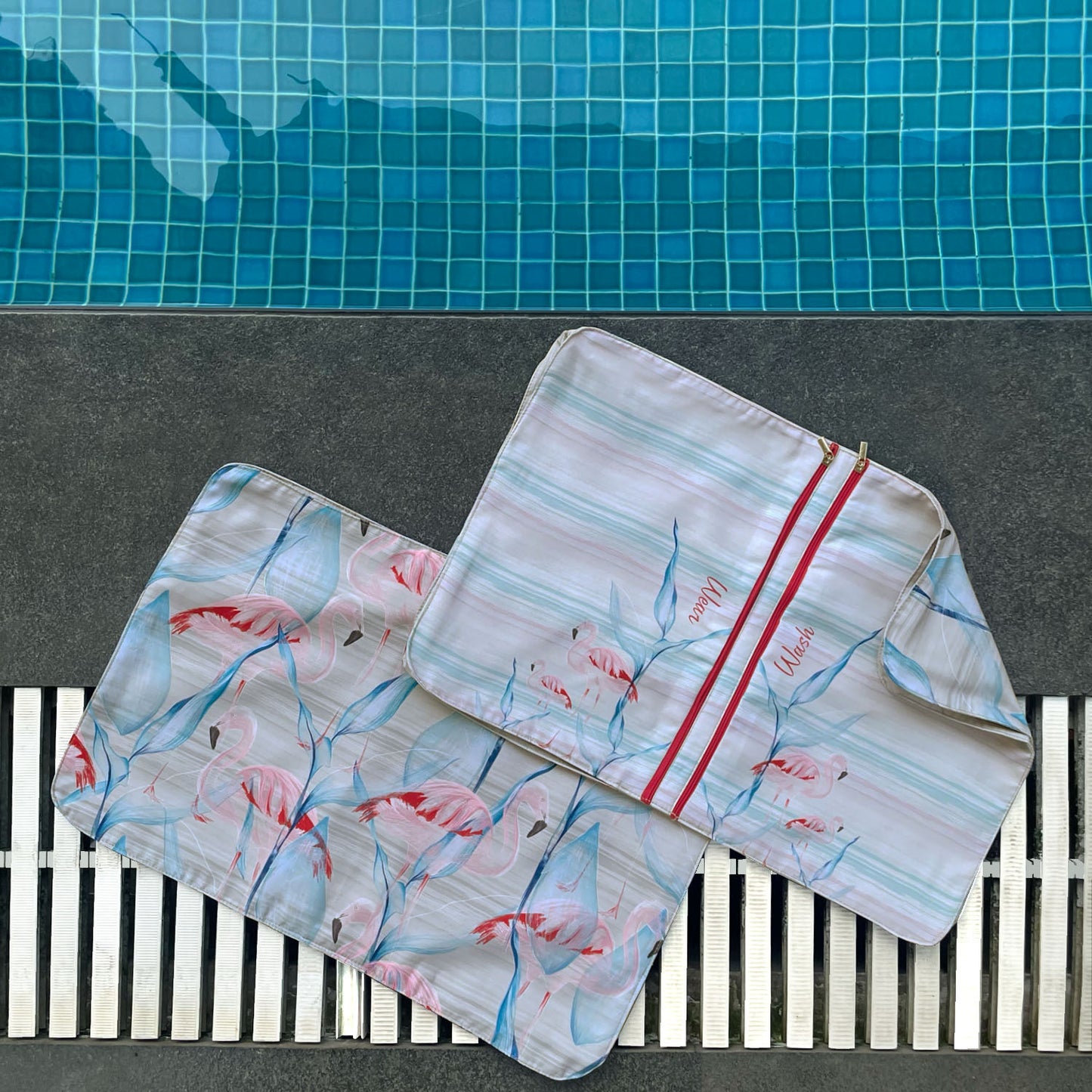 Blushing Flamingos Lingerie Bag