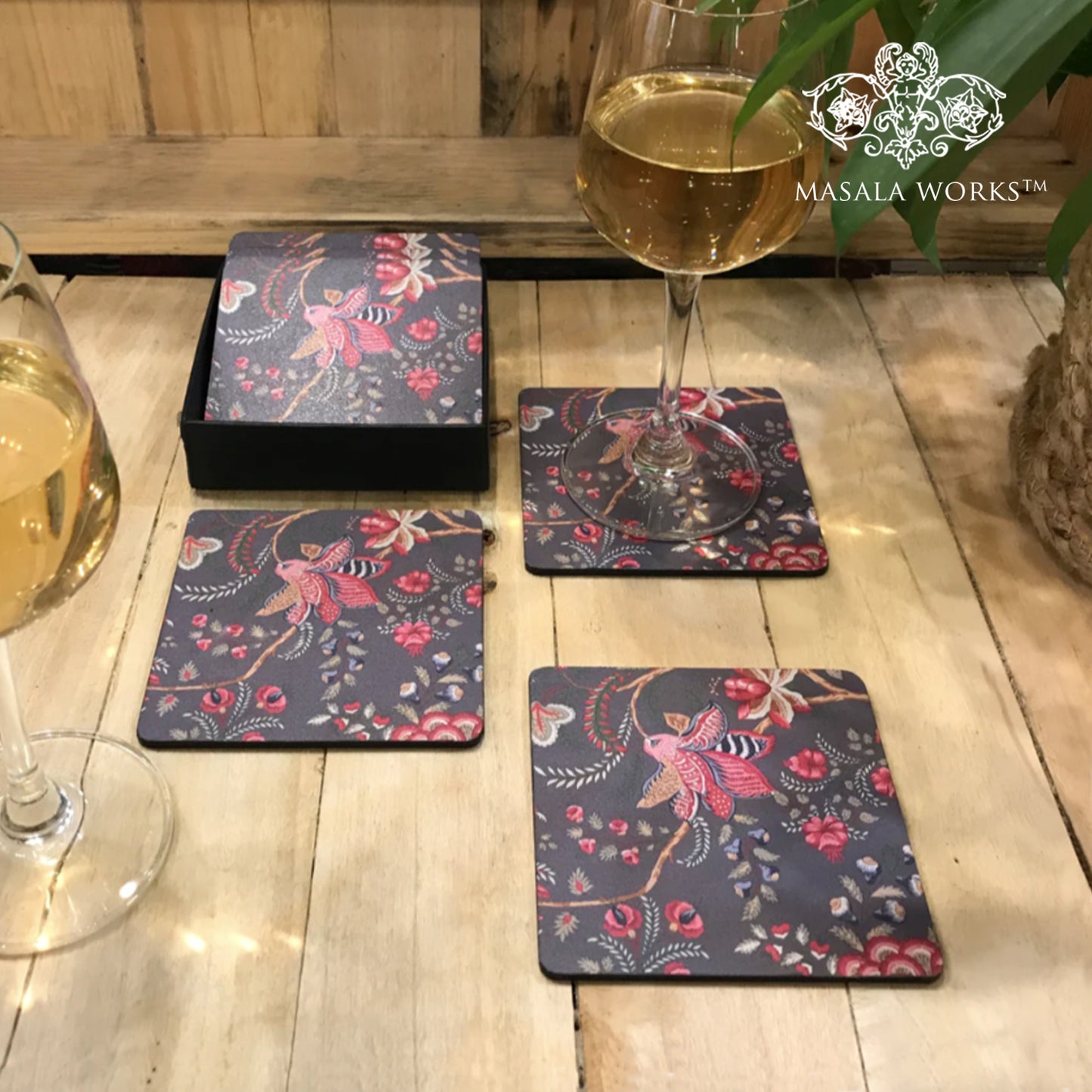 Summer Chintz Bahaar Coasters