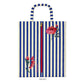 Stripes And Petal Shoe Bag