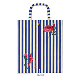 Stripes And Petal Shoe Bag