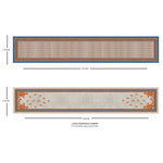Red kilim Reversible Table Runner