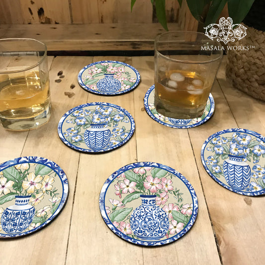 Blue Pottery  Coasters
