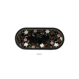 Midnight Bloom  Oval Tray Set