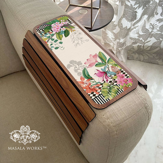 Monochrome Meadow Sofa Handle Mats