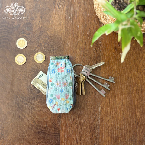 Pale Blossom Key Pouch