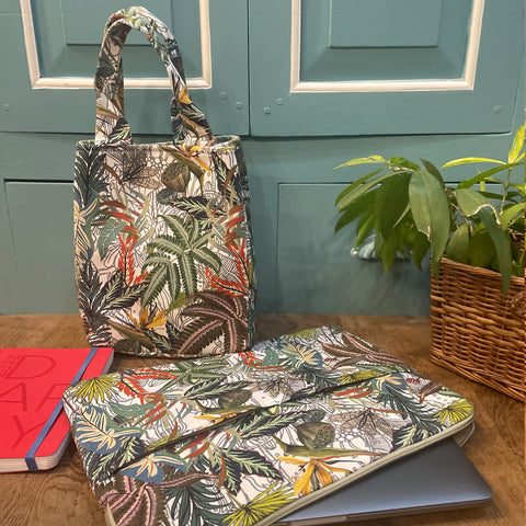 Garden Foliage Lunch /Laptop Co-ord Gift Set